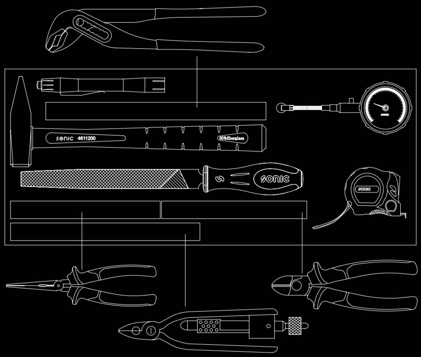 Sonic Tools & Troy Lee Designs Inspired MX Toolbox