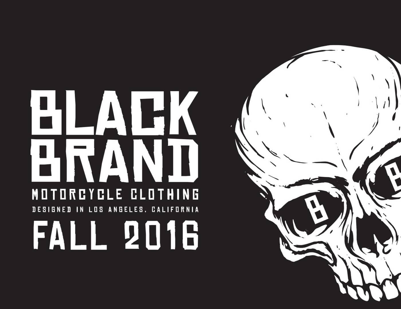 Black Brand Fall 2016 Street Motorcycle Clothing Overview