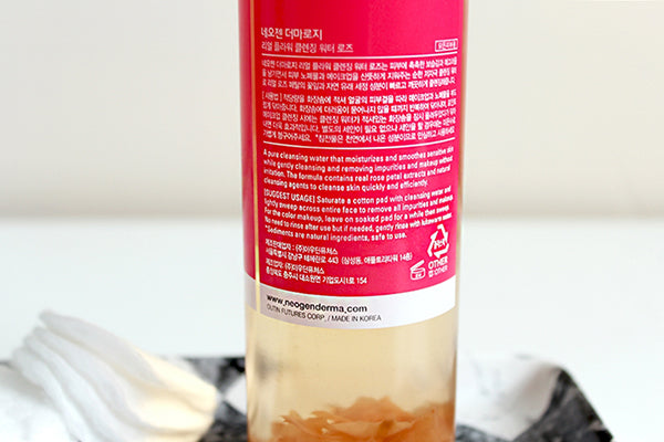 Neogen Real Flower Rose Cleansing Water Review