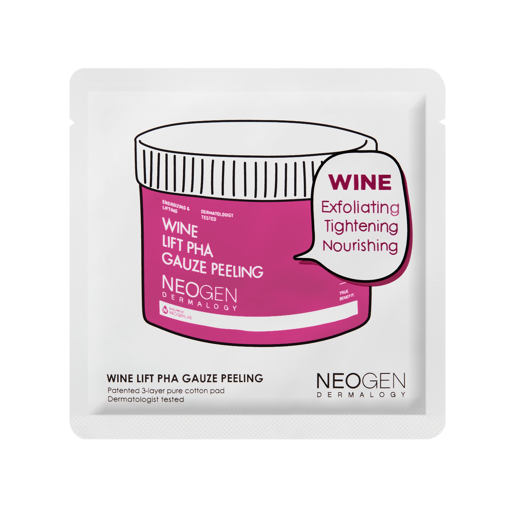 Wine Lift PHA Gauze Peeling Pads