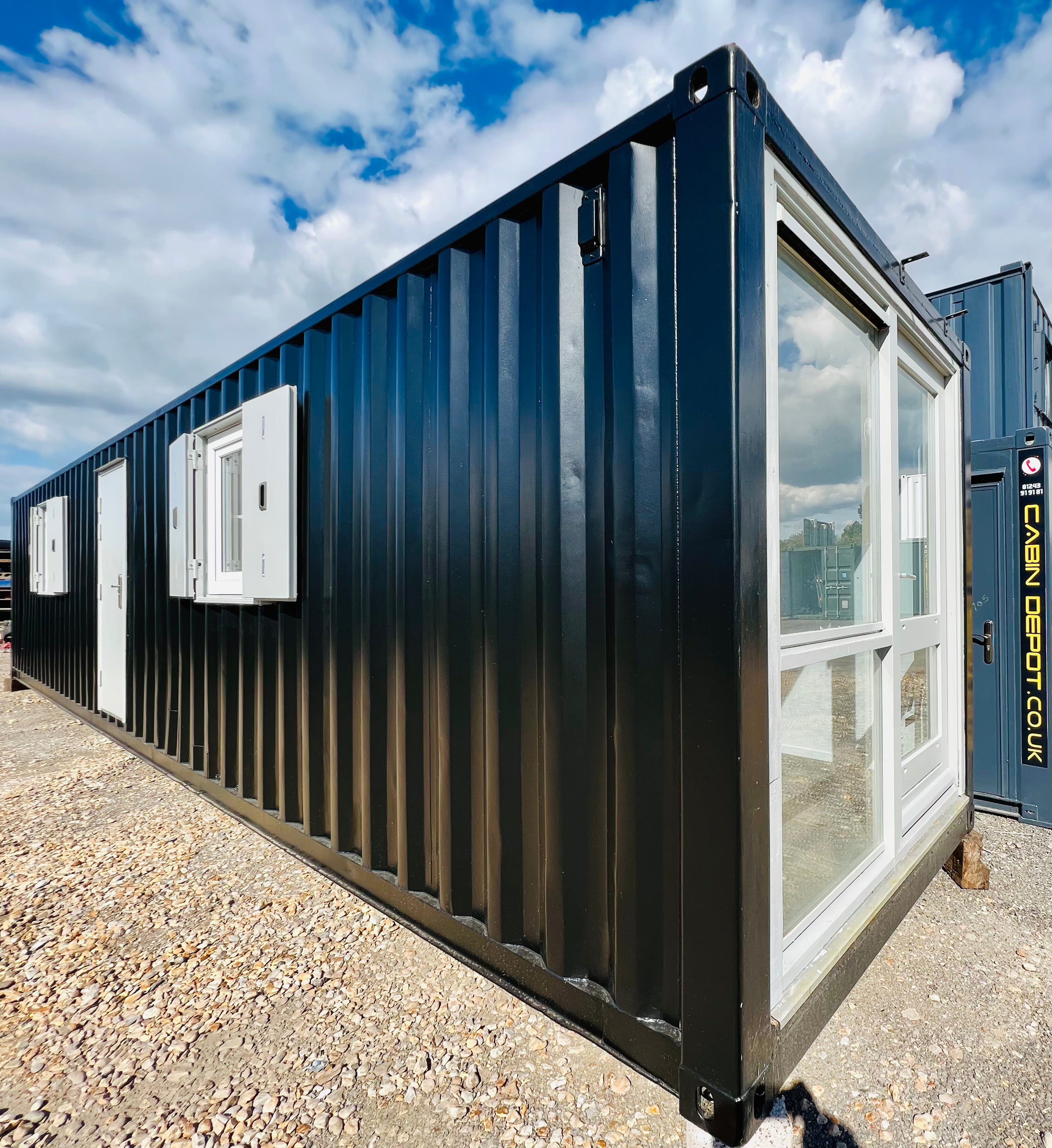 No 702 | 40x8Ft | Converted Shipping Container | 2 Room Office Convers