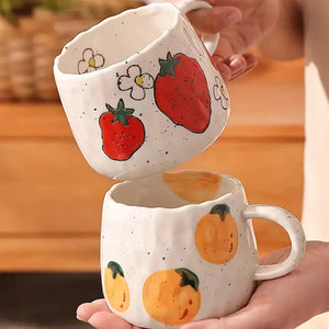 Strawberry Ceramic Mug - Quinn's Mercantile