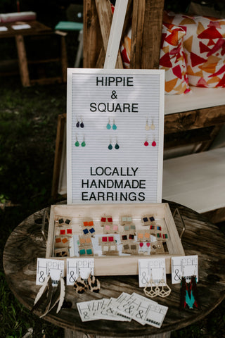 Hippie and Square at Quinn's Mercantile Handmade Market