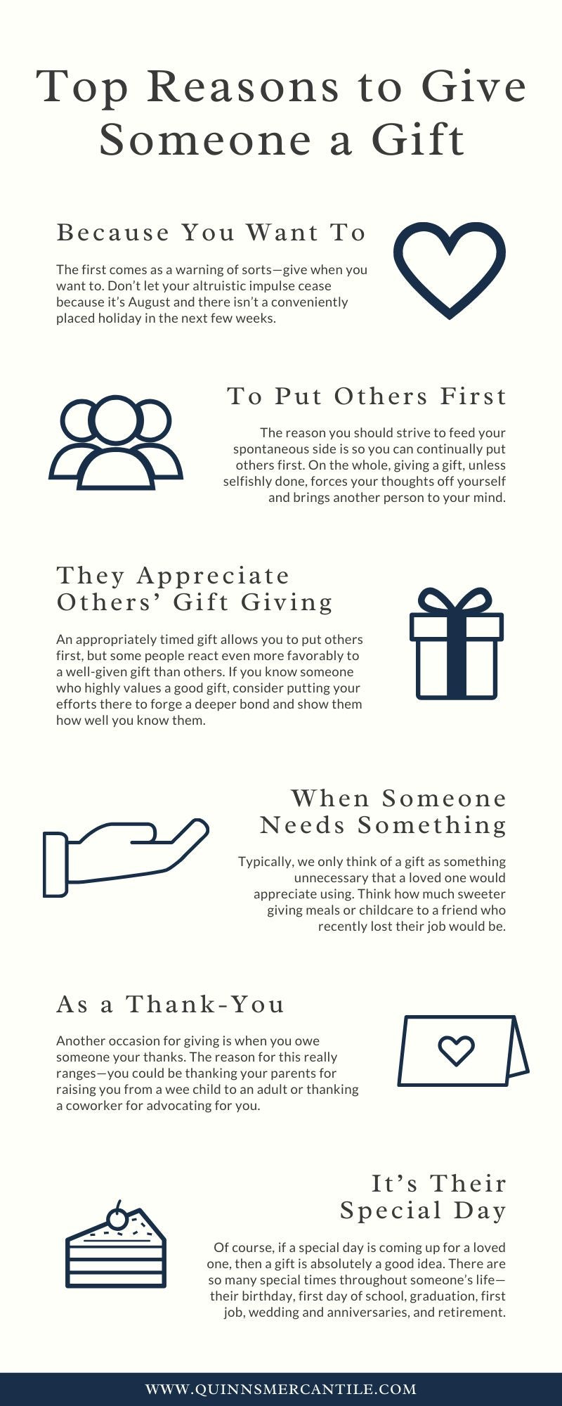 Reasons to Give Someone a Gift