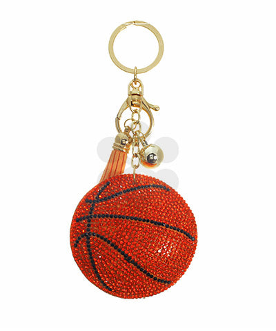 Golden Stella Quinn's Mercantile | Football Helmet Puffer Key Chain Orange