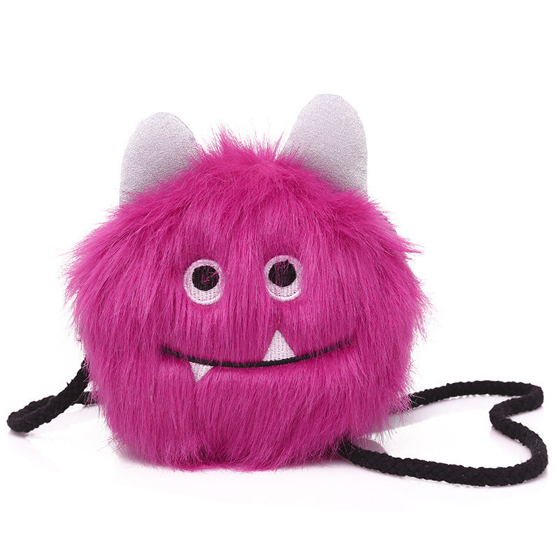 fluffy sling bag