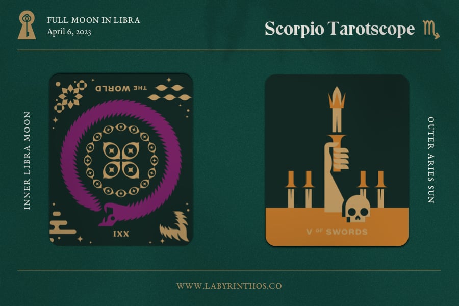 Full moon in Libra Meaning and Tarotscope for Zodiac Sign Scorpio - April 6