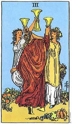 Three of Cups Meaning - Tarot Card Meanings – Labyrinthos