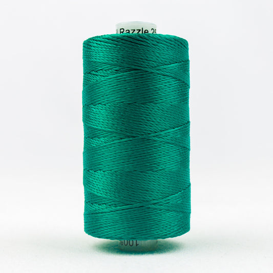 RZ2854 - Razzle 6ply Rayon Brilliant Green Thread – WonderFil UK