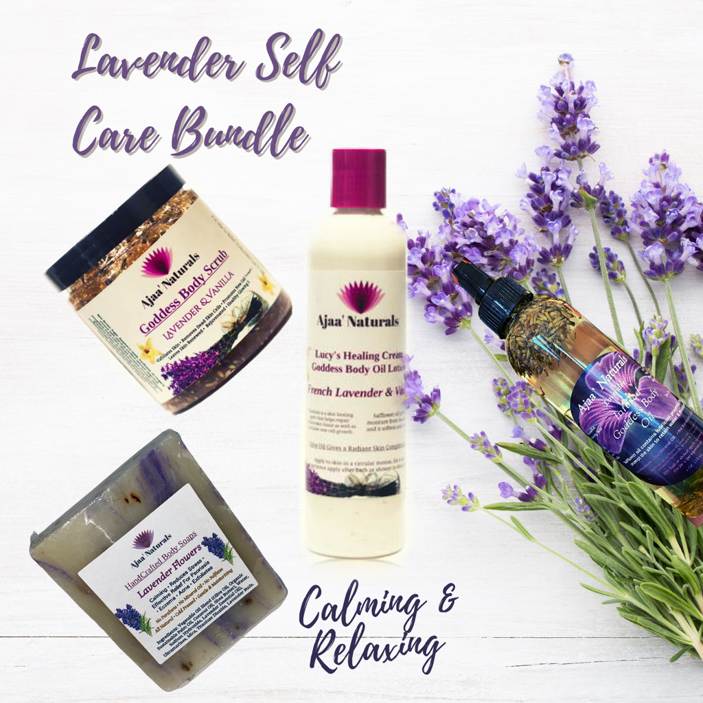 Lavender Self Care Skin Bundle Ajaa` Naturals