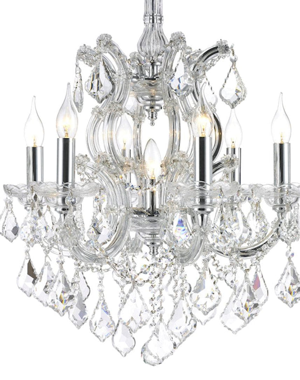 Maria Theresa Crystal Chandelier Grande 7 Light - CHROME– Designer ...