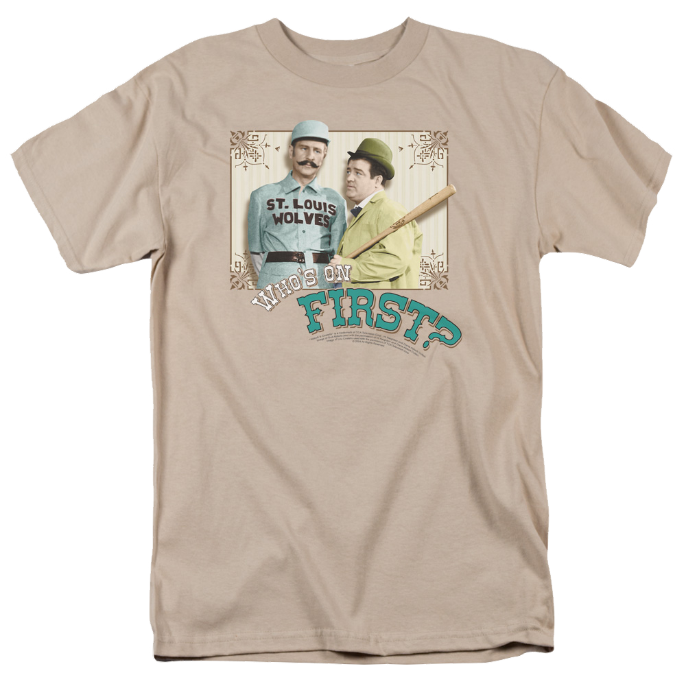 Abbott & Costello Whos On First - Men's Regular Fit T-Shirt