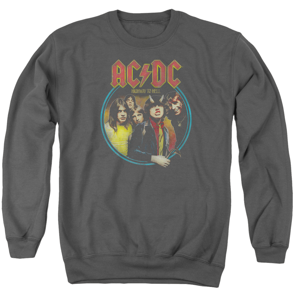 AC/DC Highway To Hell - Men's Crewneck Sweatshirt