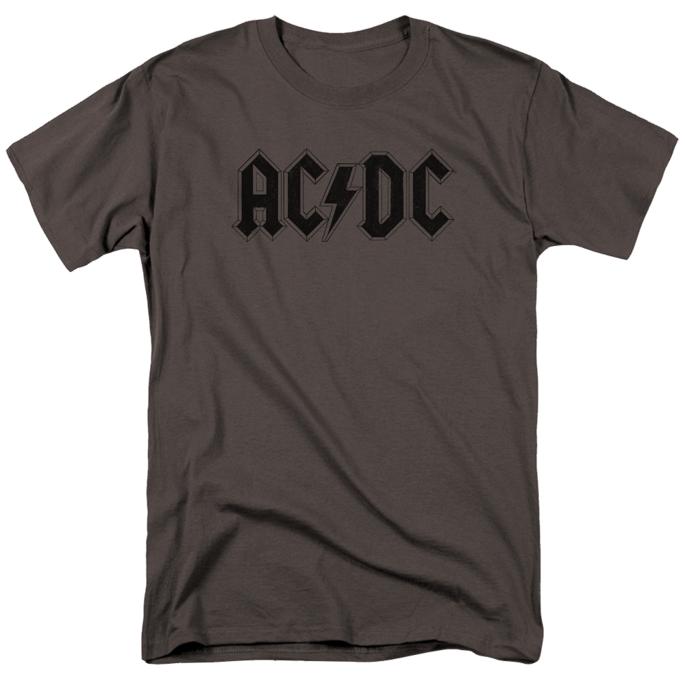 AC/DC Worn Logo - Men's Regular Fit T-Shirt