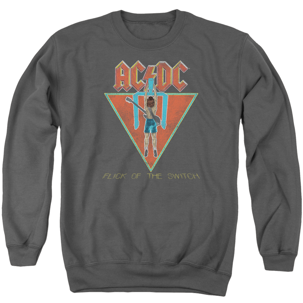 AC/DC Flick Of The Switch - Men's Crewneck Sweatshirt