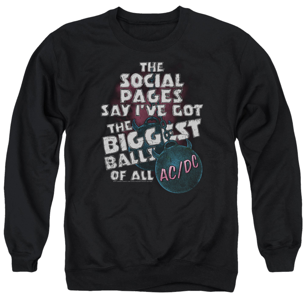 AC/DC Big Balls - Men's Crewneck Sweatshirt