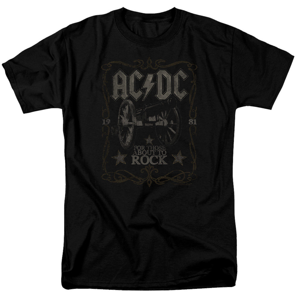 AC/DC Rock Label - Men's Regular Fit T-Shirt