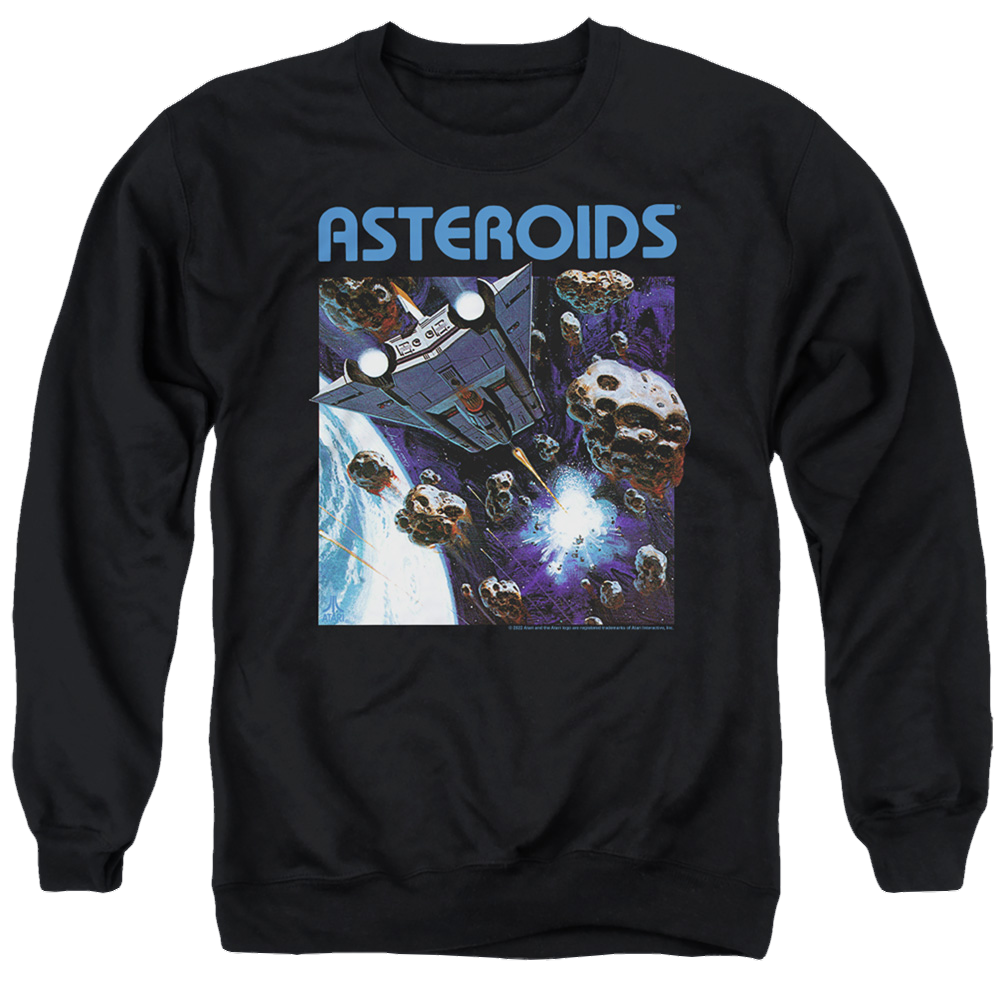 Atari 2600 Asteroids - Men's Crewneck Sweatshirt