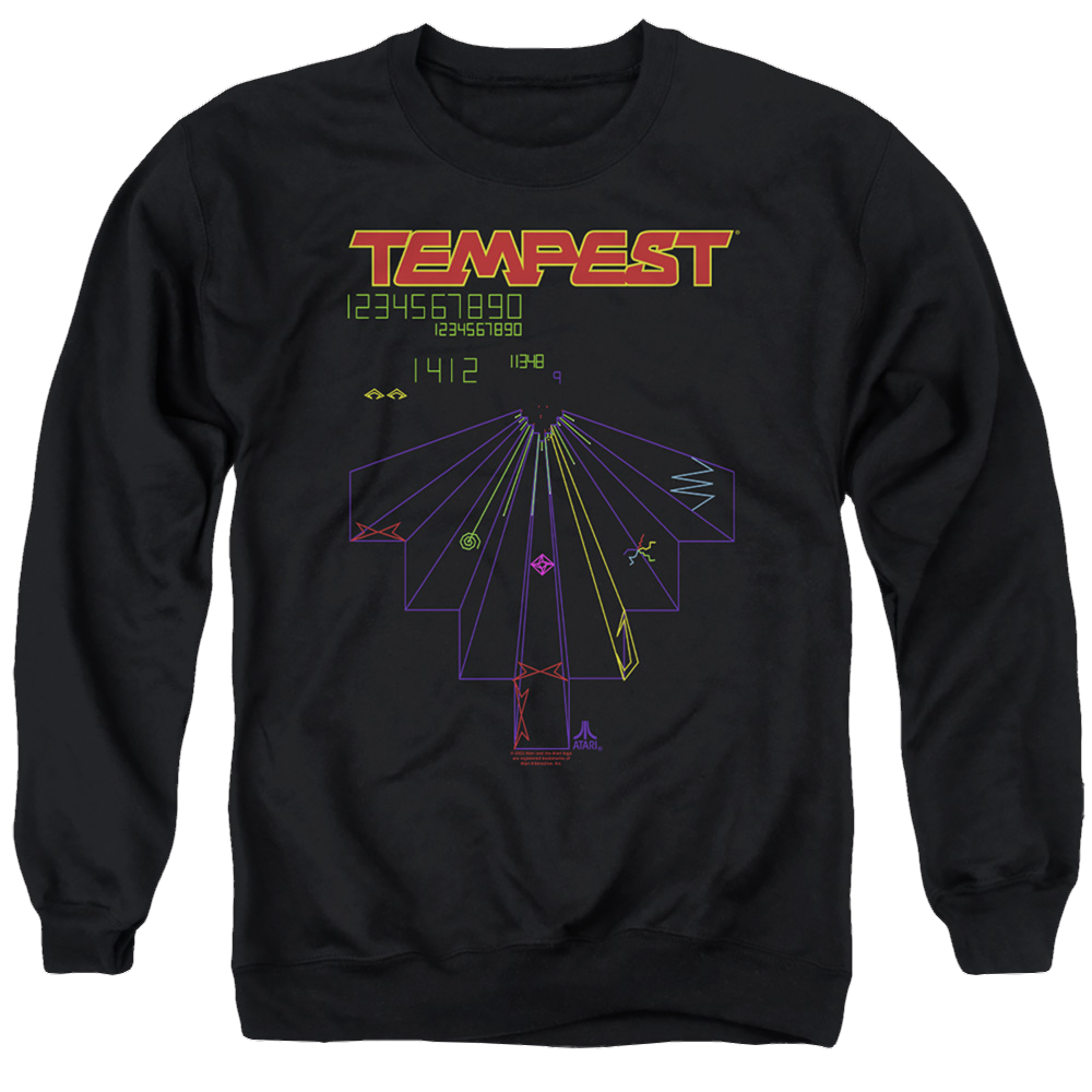 Atari Tempest Screen - Men's Crewneck Sweatshirt