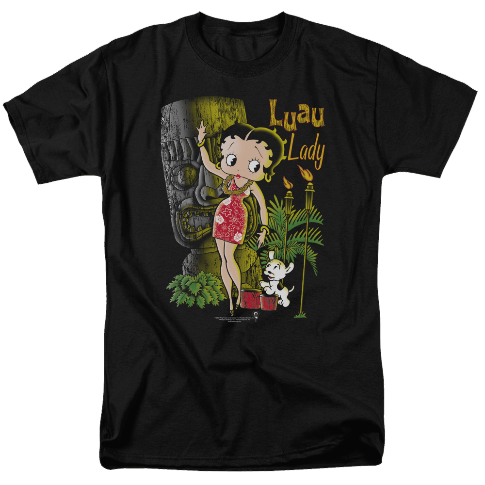 Betty Boop Luau Lady - Men's Regular Fit T-Shirt