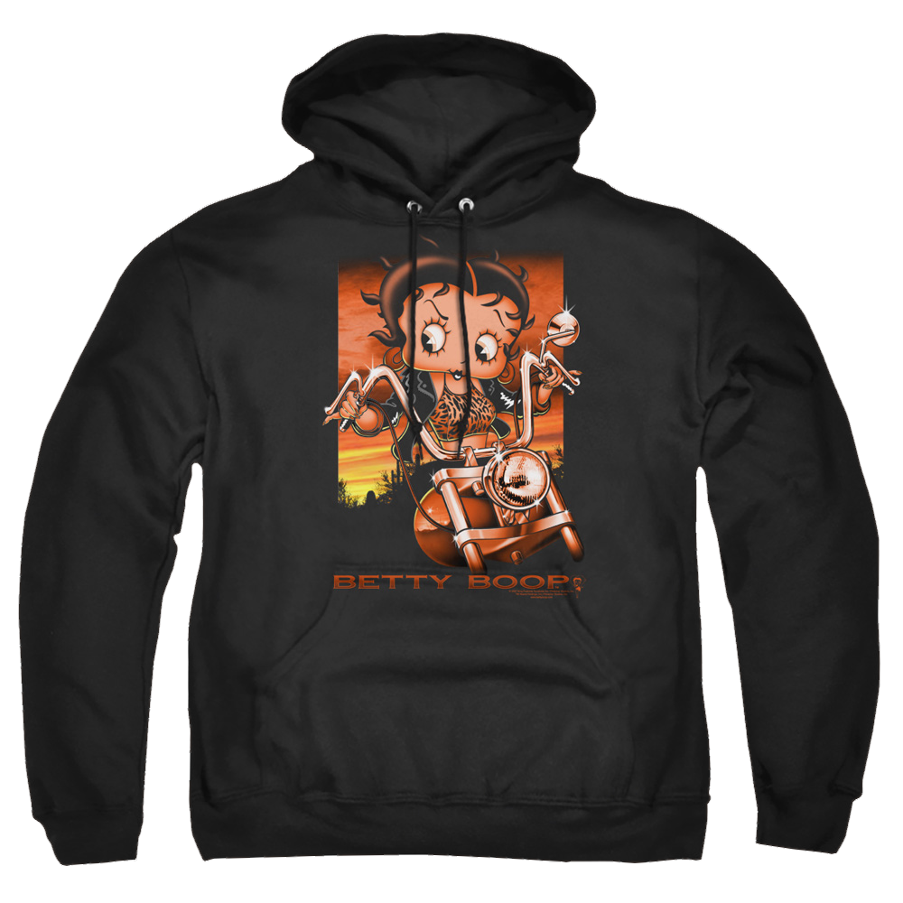 Betty Boop Sunset Rider - Pullover Hoodie