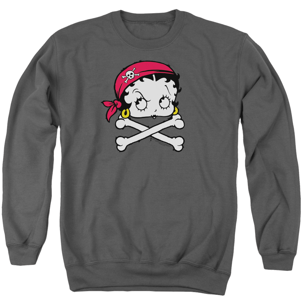 Betty Boop Pirate - Men's Crewneck Sweatshirt