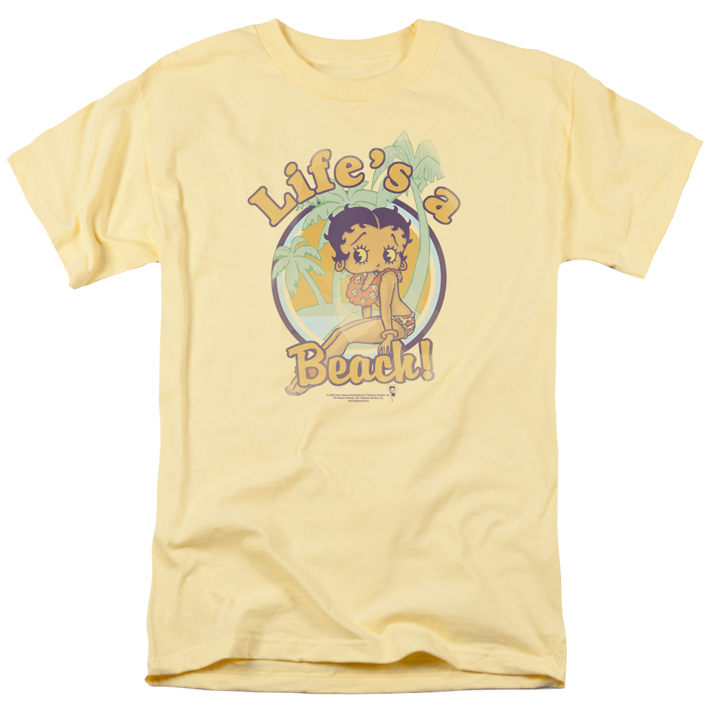 Betty Boop Lifes A Beach - Men's Regular Fit T-Shirt