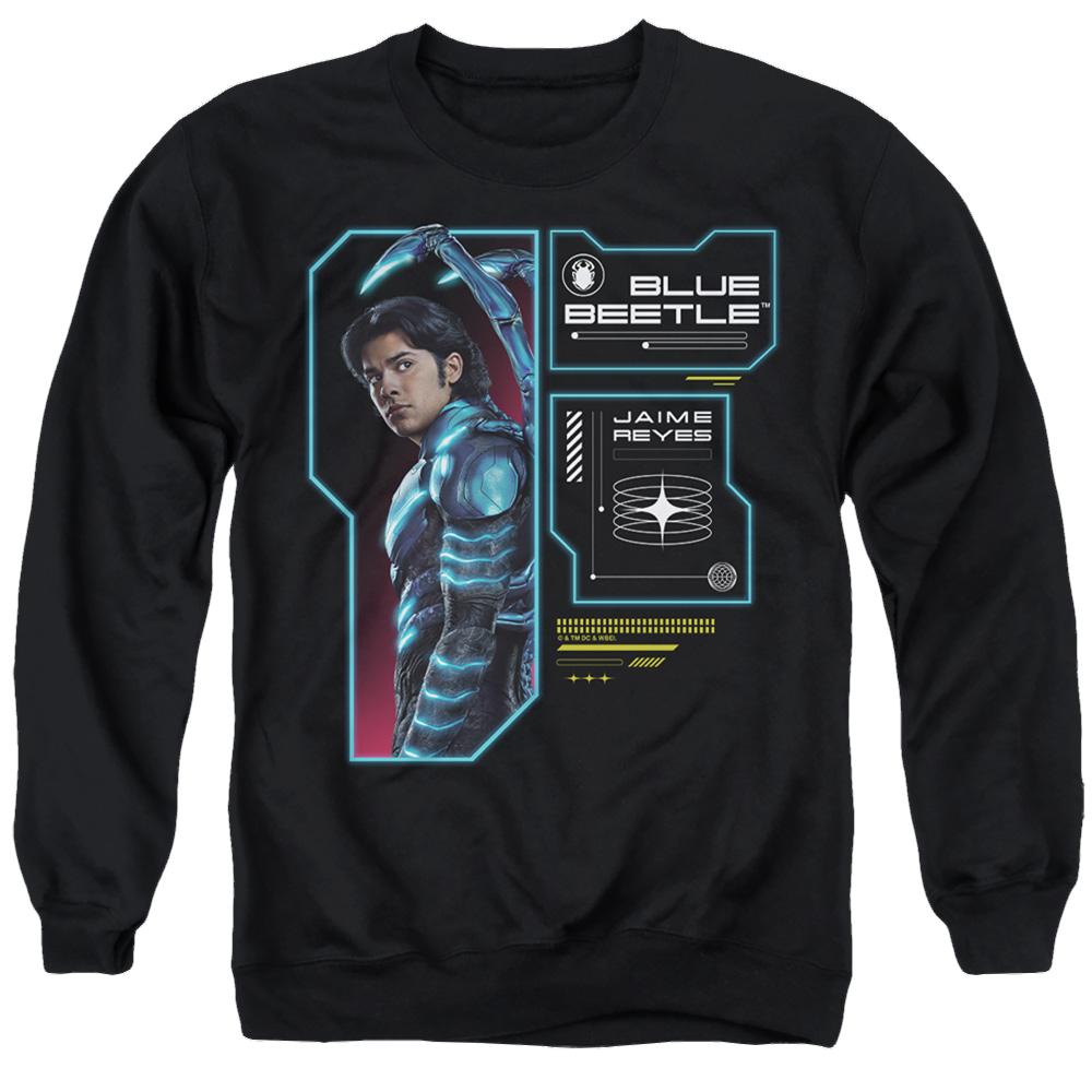 BLUE BEETLE (2023) Data Read Out - Men's Crewneck Sweatshirt