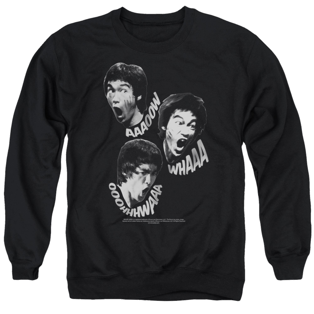 Bruce Lee Sounds Of The Dragon - Men's Crewneck Sweatshirt