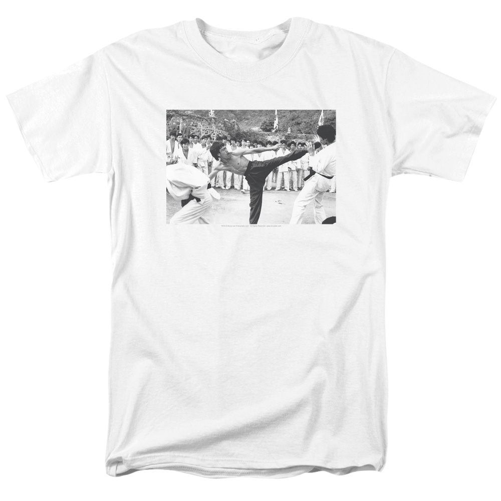 Bruce Lee Kick To The Head - Men's Regular Fit T-Shirt