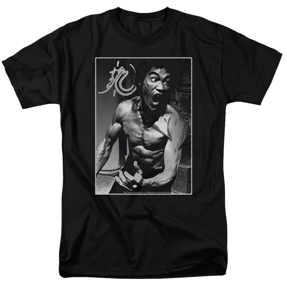 Bruce Lee Focused Rage - Men's Regular Fit T-Shirt