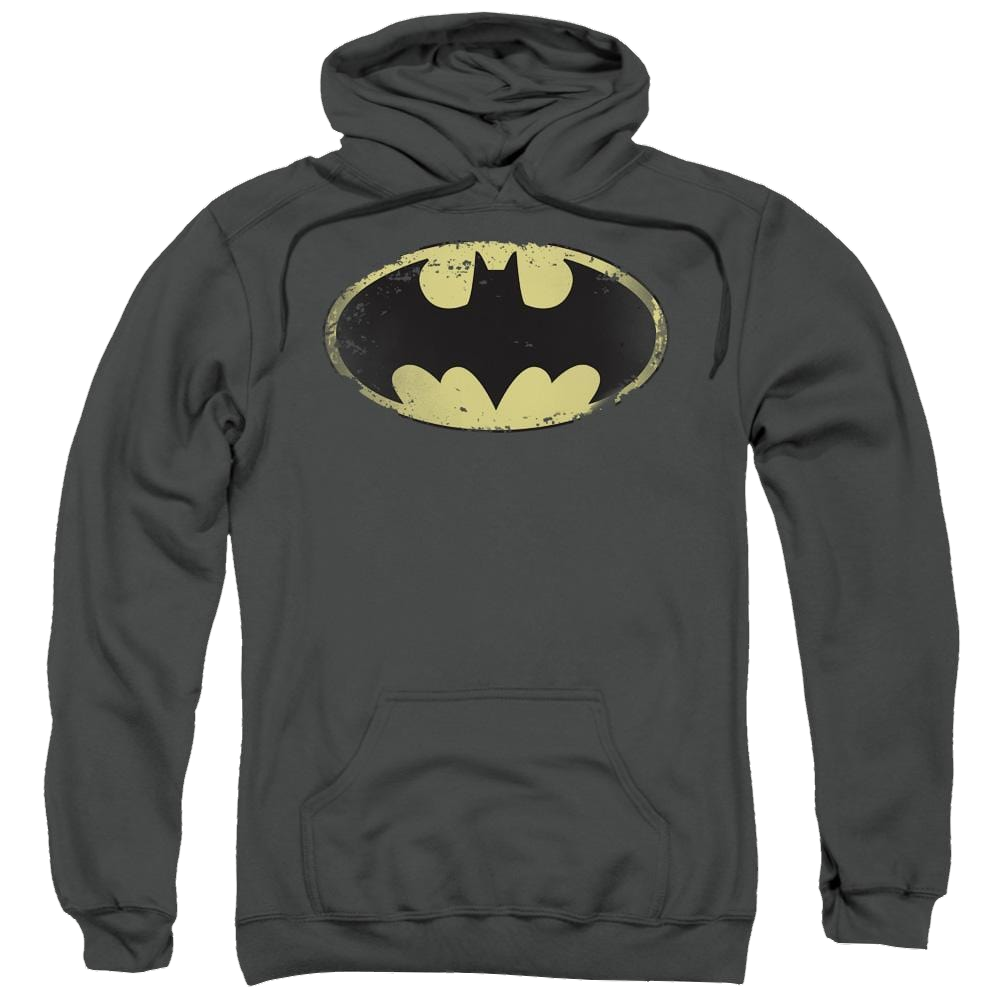 Batman Distressed Shield - Pullover Hoodie