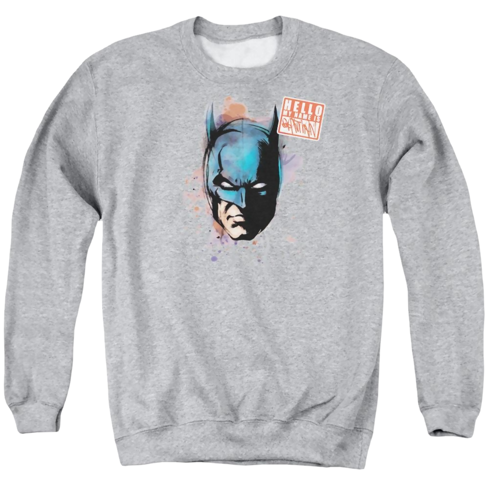 Batman Hello - Men's Crewneck Sweatshirt