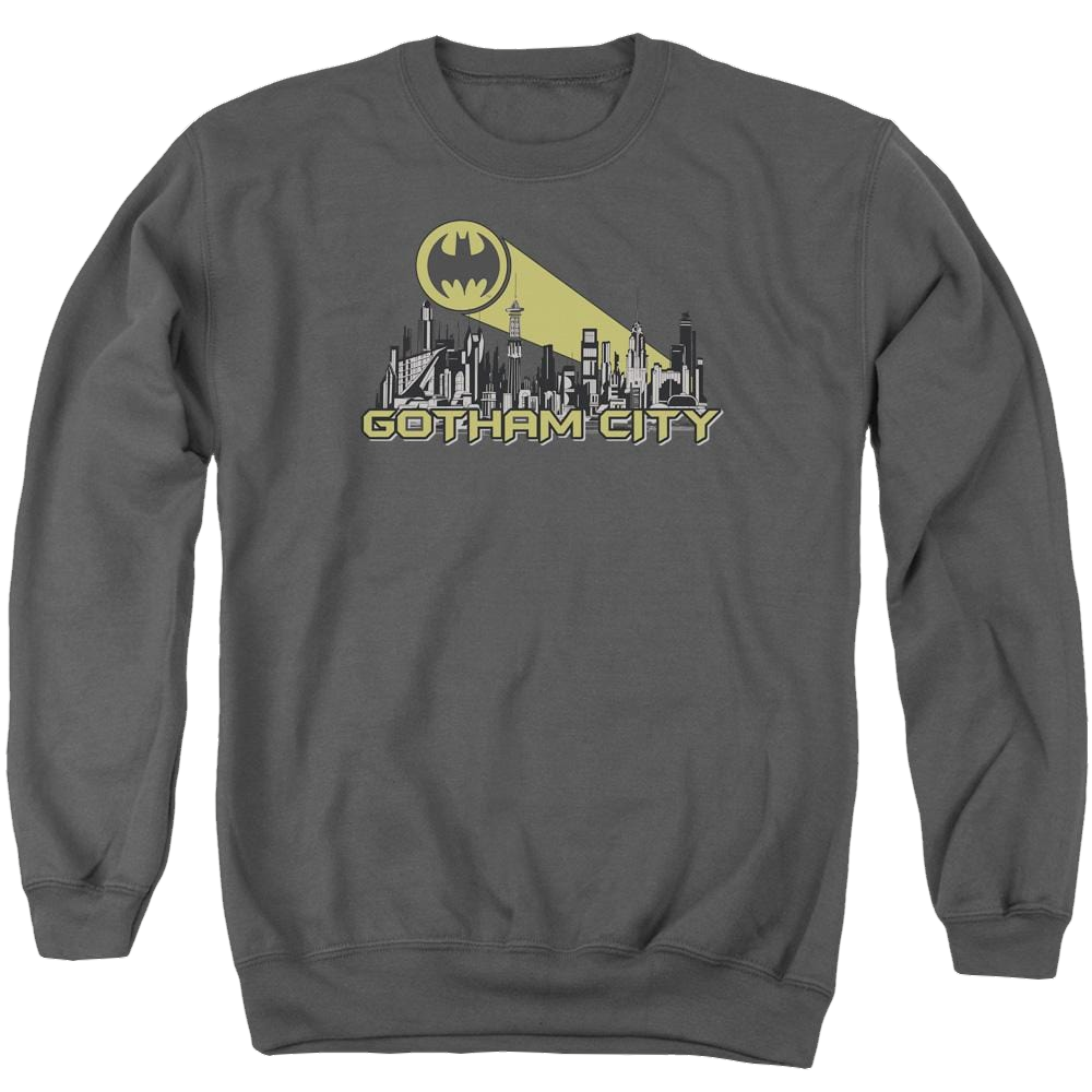 Batman Gotham Skyline - Men's Crewneck Sweatshirt