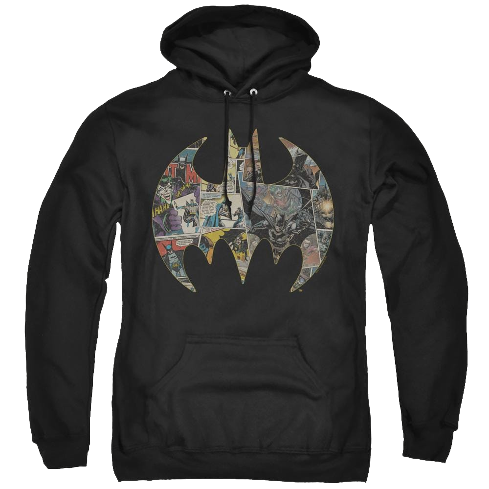 Dc Batman Collage Shield - Pullover Hoodie