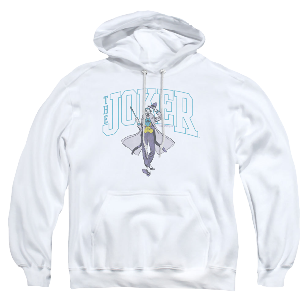 The Batman (2022) Joker Varsity On White - Pullover Hoodie