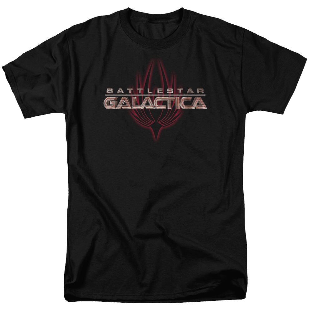 Battlestar Galactica Logo With Phoenix - Men's Regular Fit T-Shirt