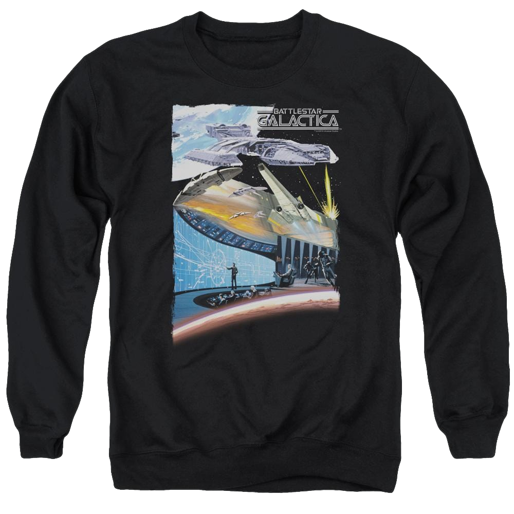 Battlestar Galactica Concept Art - Men's Crewneck Sweatshirt