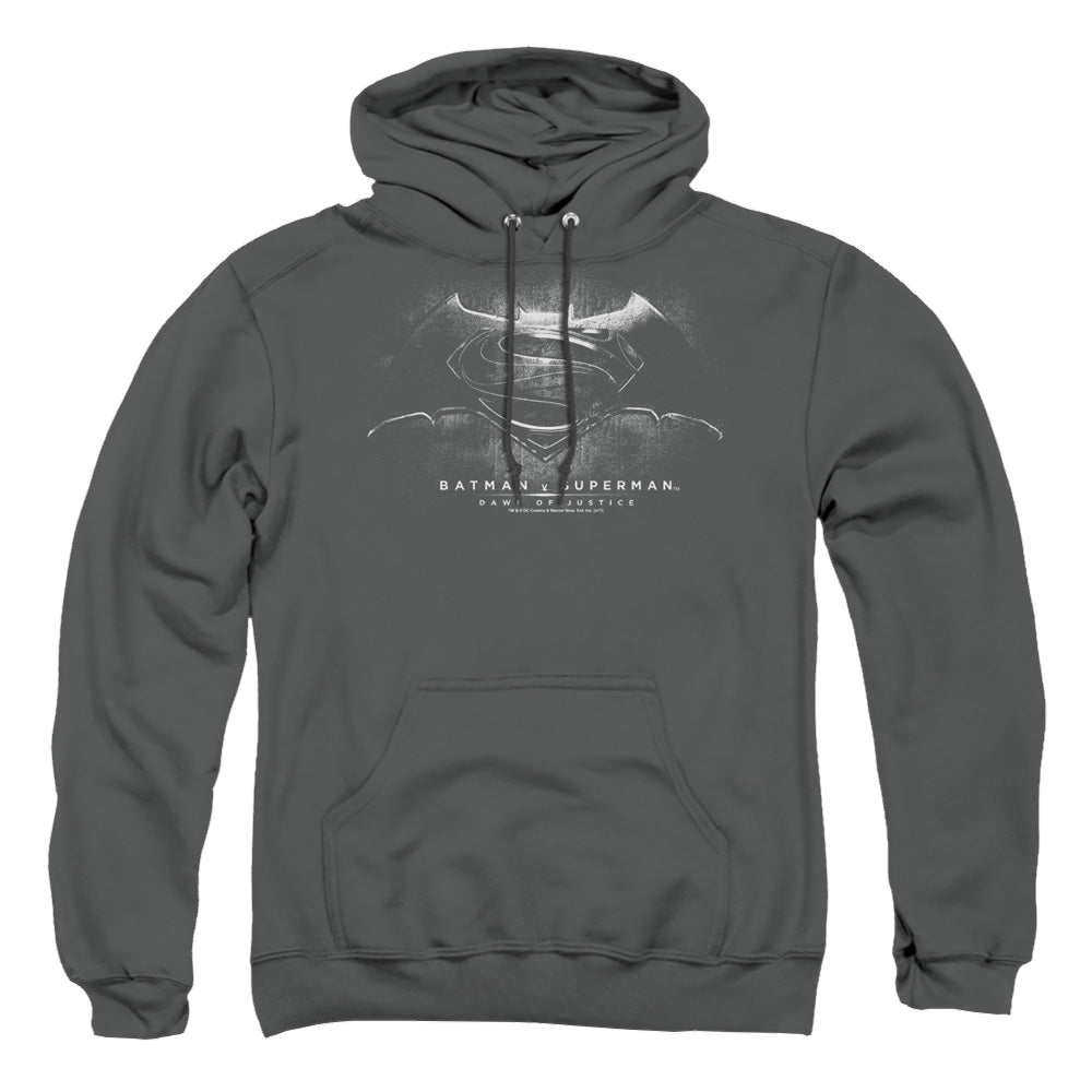 Batman v Superman Bw Logo - Pullover Hoodie