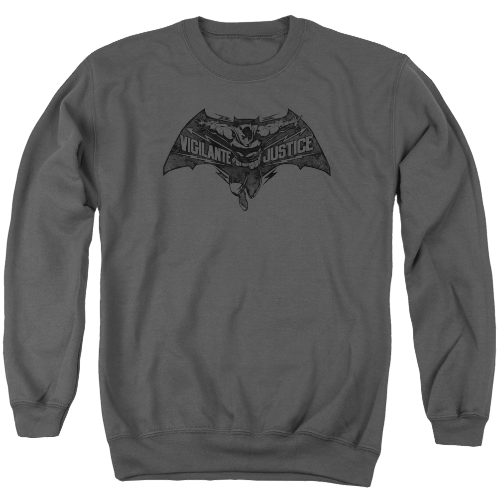 Batman v Superman Vigilante Justice - Men's Crewneck Sweatshirt