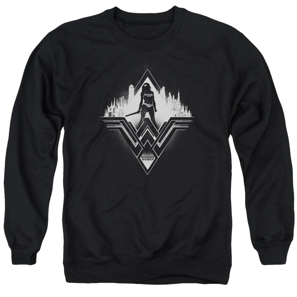 Batman v Superman City Warrior - Men's Crewneck Sweatshirt