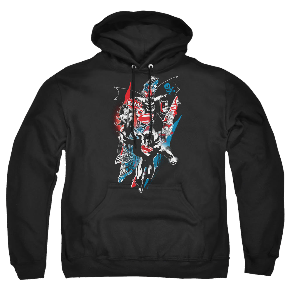 Batman v Superman Ripped Trio 2 - Pullover Hoodie