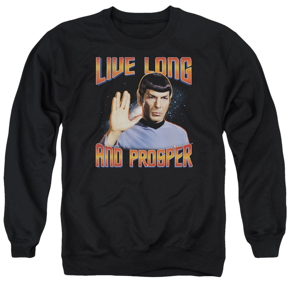 Star Trek Live Long And Prosper Men's Crewneck Sweatshirt
