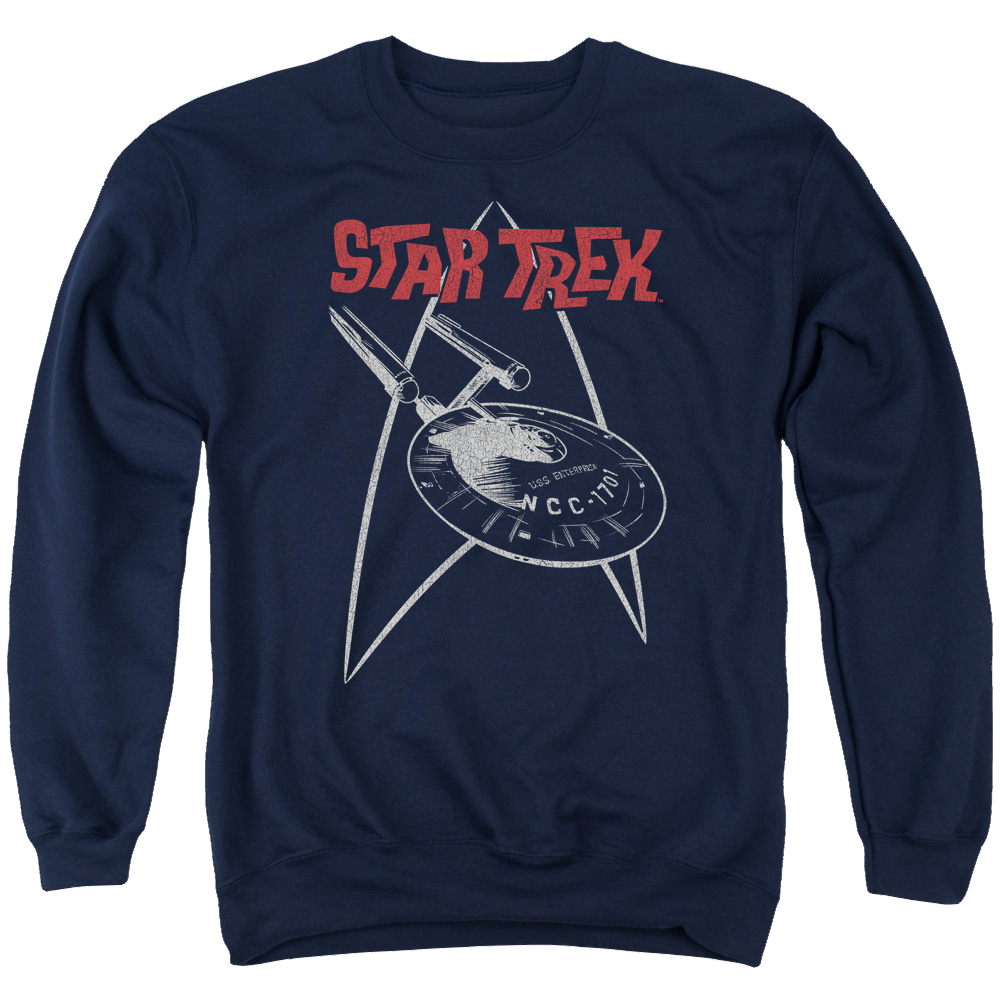 Star Trek Ship Symbol Men's Crewneck Sweatshirt