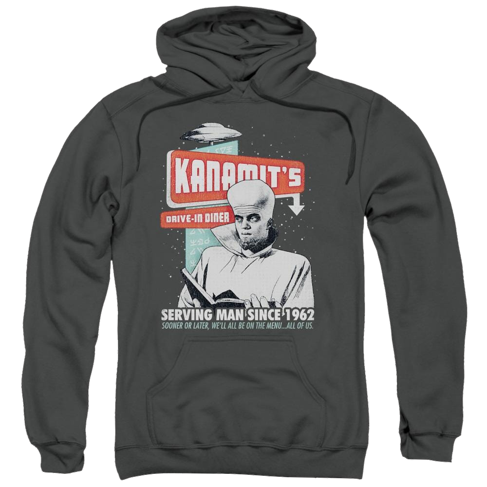 The Twilight Zone Kanamits Diner Pullover Hoodie