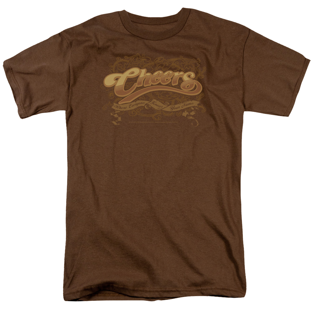 Cheers Scrolled Logo - Men's Regular Fit T-Shirt