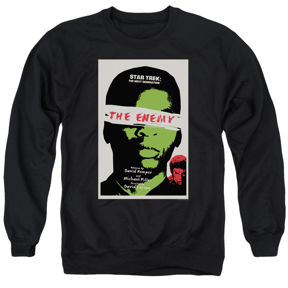 Star Trek The Next Generation Tng S3 Ep7 - Men's Crewneck Sweatshirt