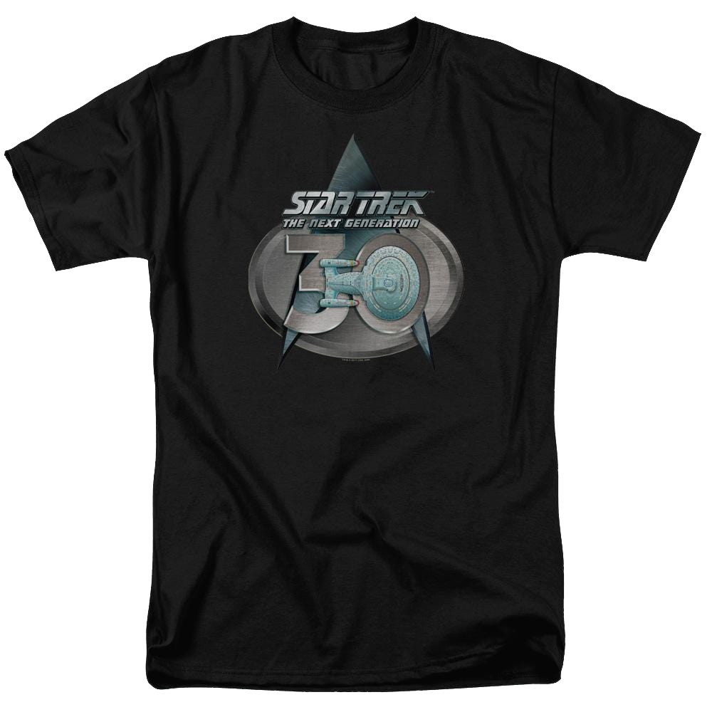 Star Trek Tng 30 Logo Men's Regular Fit T-Shirt