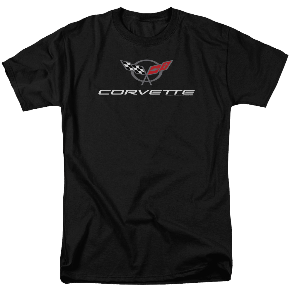 Chevrolet Corvette Modern Emblem - Men's Regular Fit T-Shirt