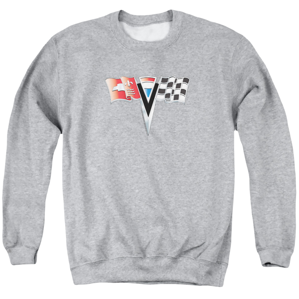 Chevrolet 2nd Gen Vette Nose Emblem - Men's Crewneck Sweatshirt